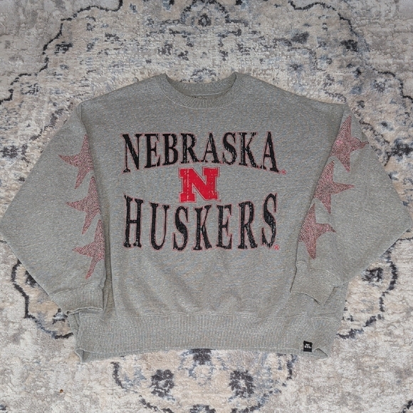 gameday social Other - Nebraska Huskers Sweatshirt Gameday Social Crewneck Small NCAA Stars Sleeve